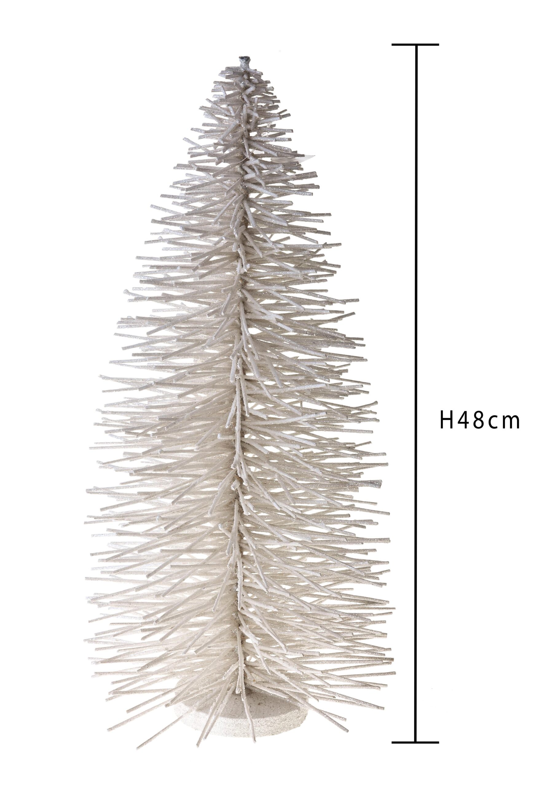 albero di natale conico sfumato con glitter 50 cm – colori selezionabili (copia)
