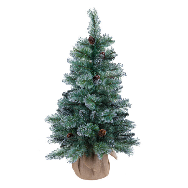 albero di natale con pigne e base in juta – 80 cm (copia)