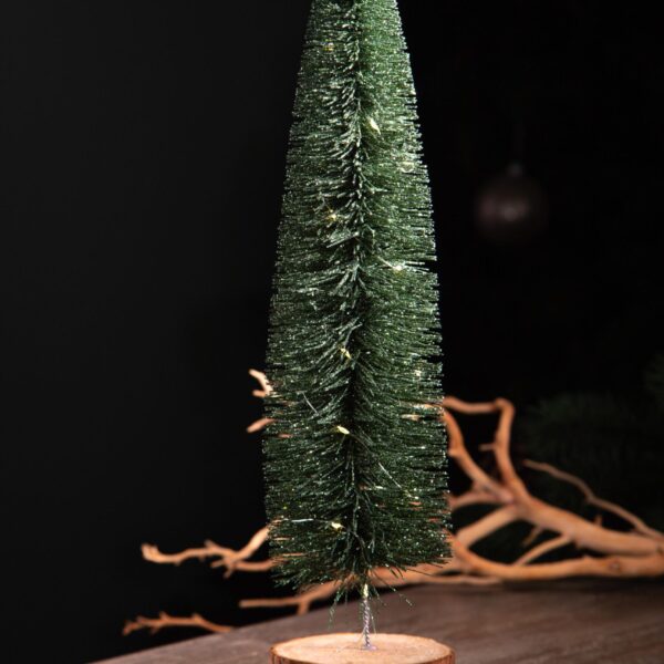 albero di natale conico con 20 led e base in legno – 30 cm (copia)