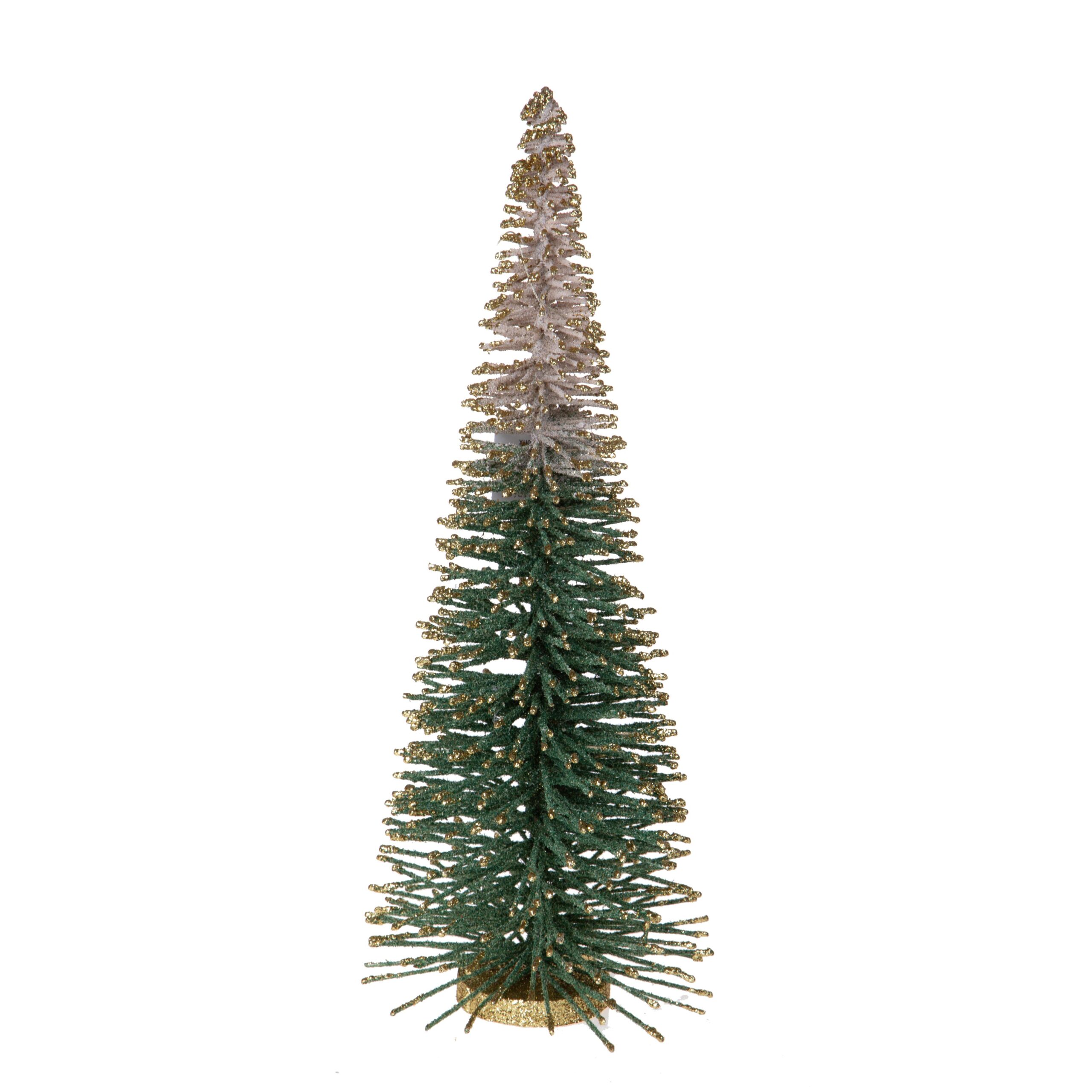 albero di natale conico sfumato con glitter 40 cm – colori selezionabili (copia)