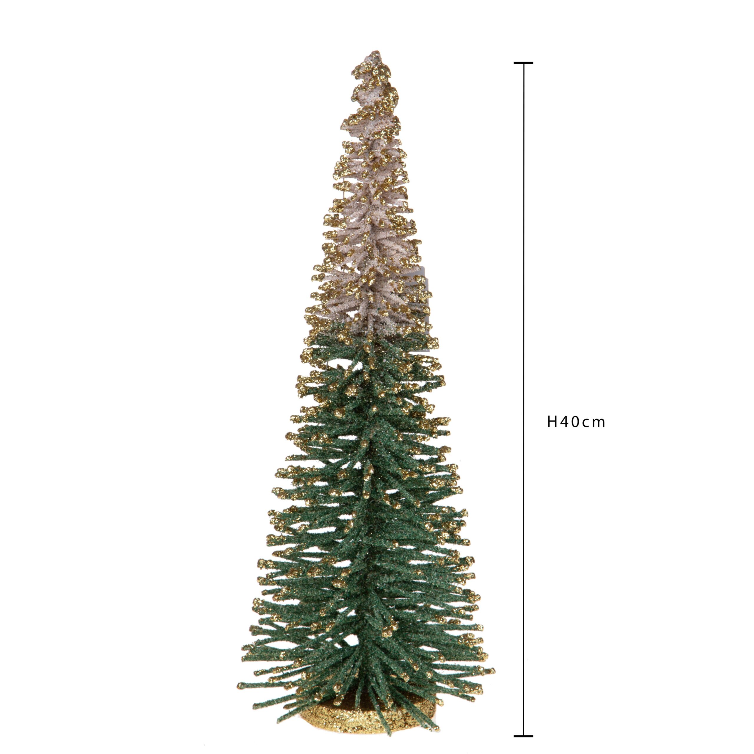 albero di natale conico con glitter 35 cm – rosso o bianco (copia)