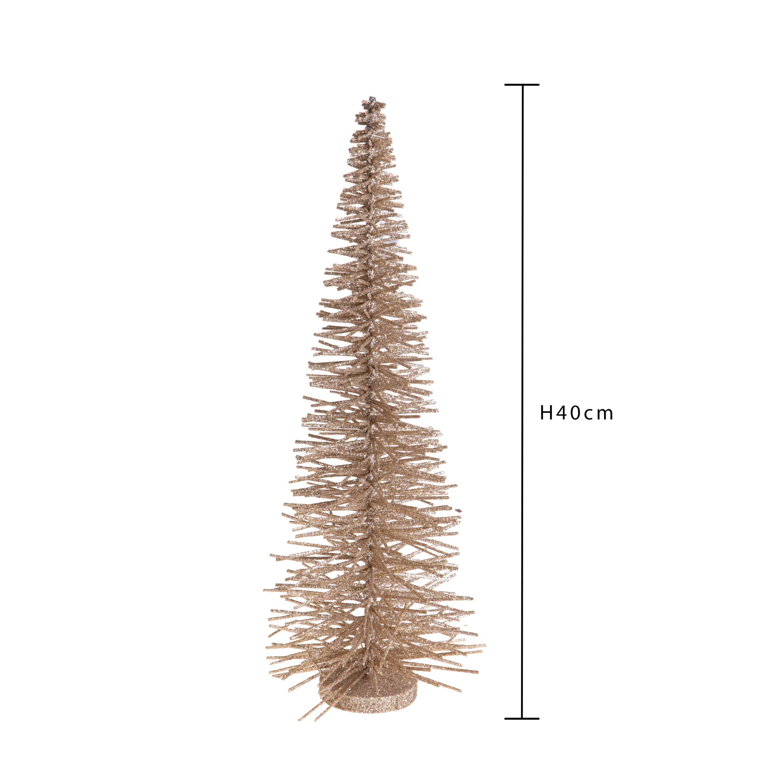 albero di natale conico con glitter 35 cm – rosso o bianco (copia)