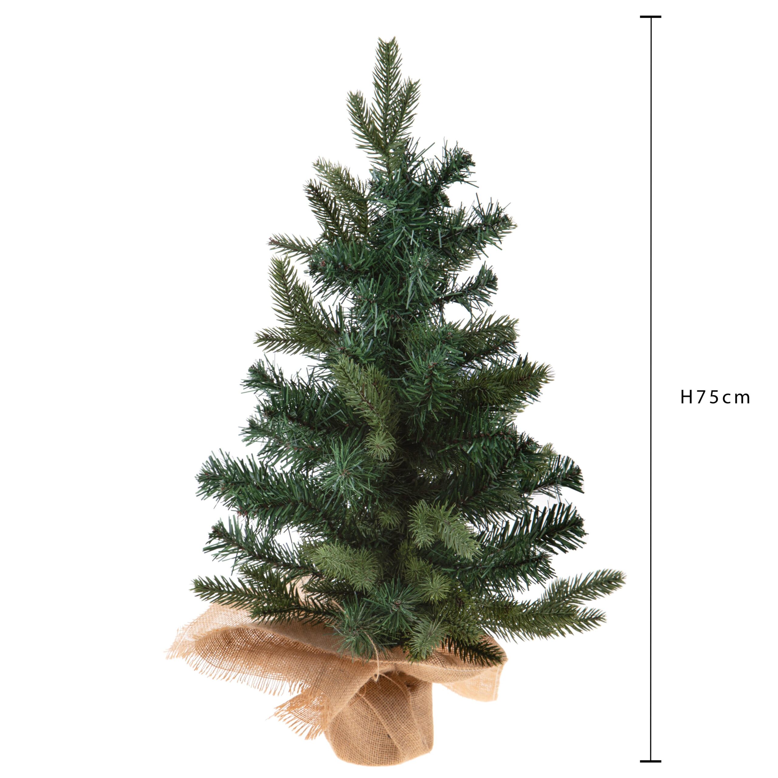 albero di natale da tavolo con base in juta – 65 cm (copia)