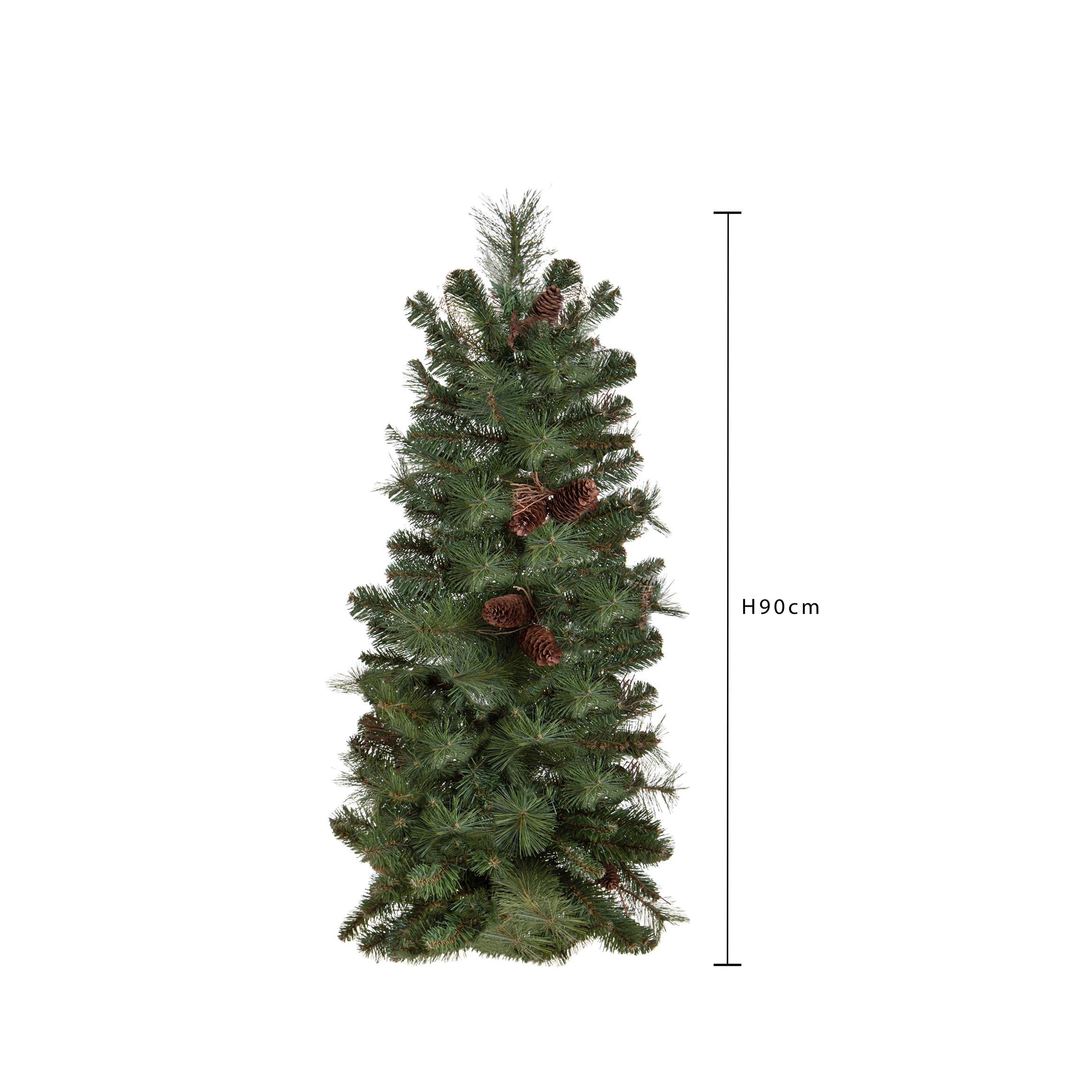 albero di natale da parete 90 cm con 114 punte – abete salvaspazio (copia)