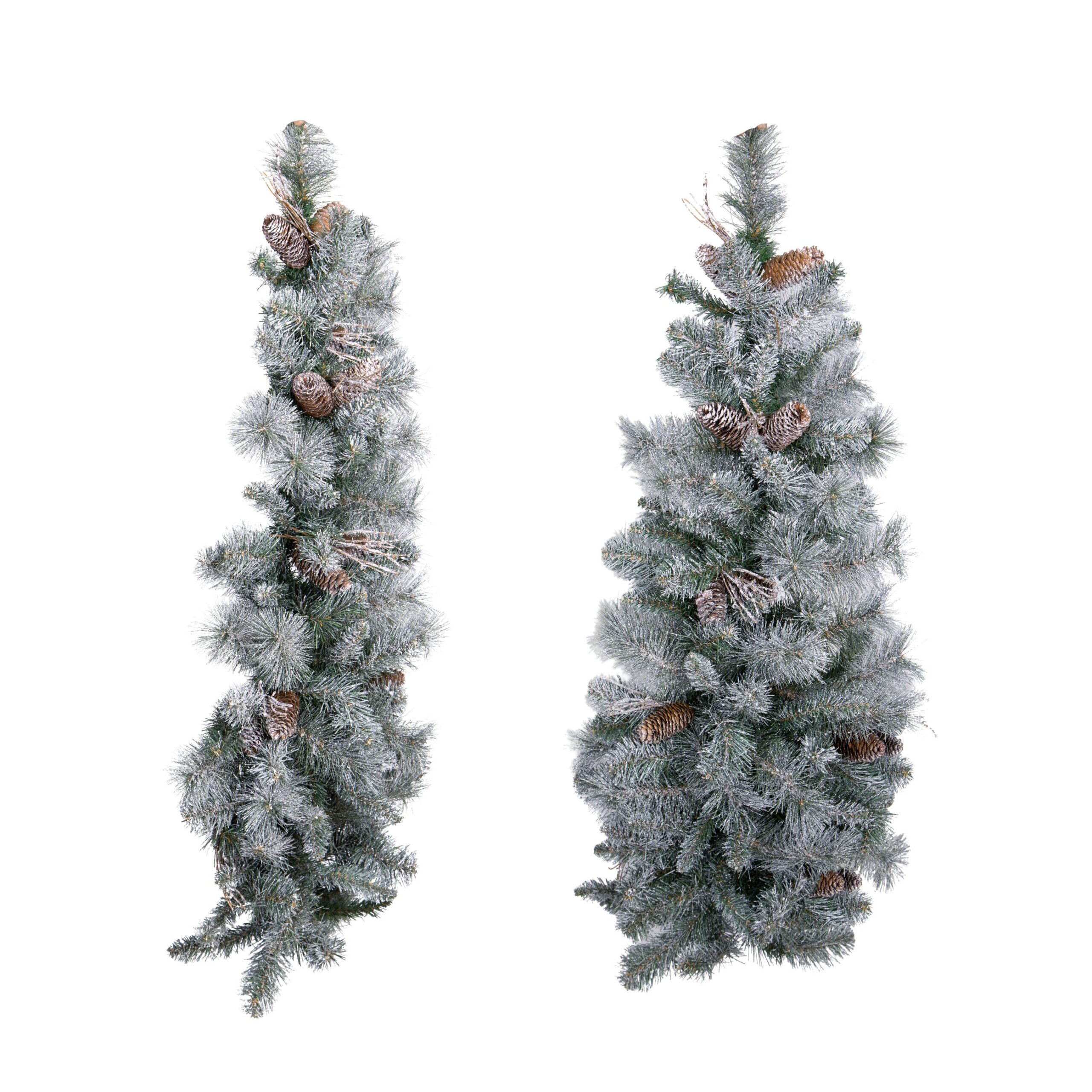 albero di natale da parete 90 cm con pigne e 78 punte – abete salvaspazio (copia)