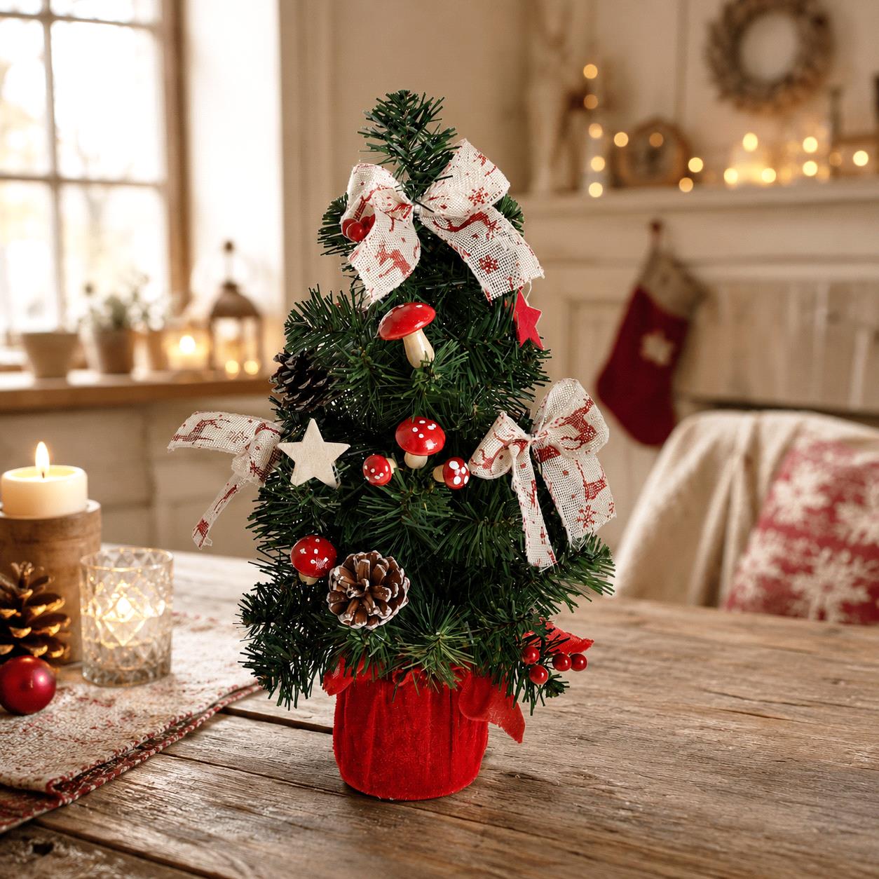 albero di natale decorativo in vetro azzurro – 43 cm (copia)