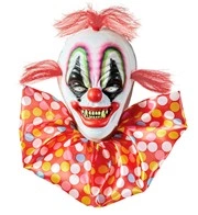 maschera in tessuto senza mento colorata da crusty il clown (copia)