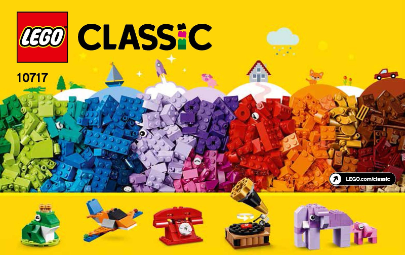 lego classic mattoncini su ruote (copia)
