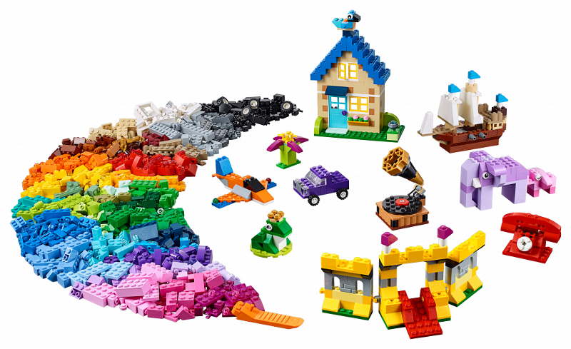 lego classic mattoncini su ruote (copia)