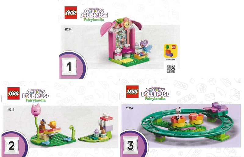 lego gabby's dollhouse la casa in giardino di gattina fatina (copia)