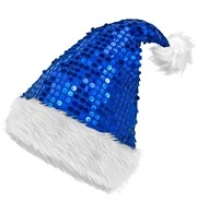 cappello da babbo natale con paillettes fuxia (copia)