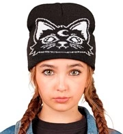 cappello in ecopelle nero (copia)