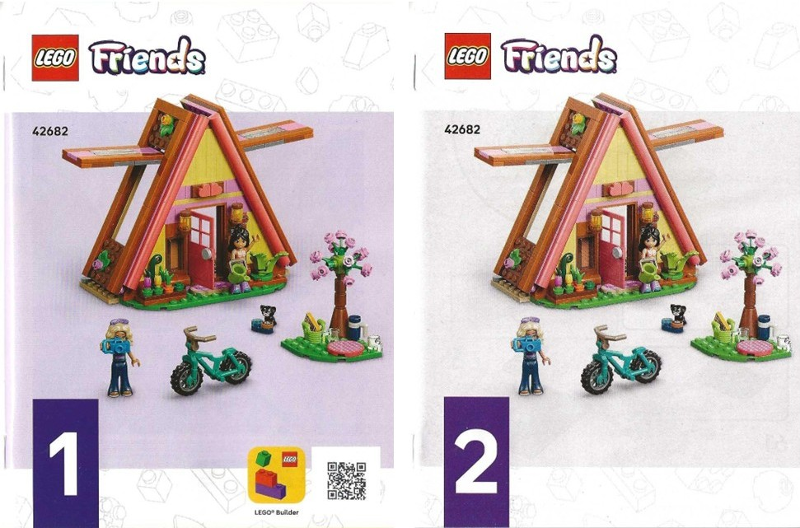lego friends cabina glamping nella natura