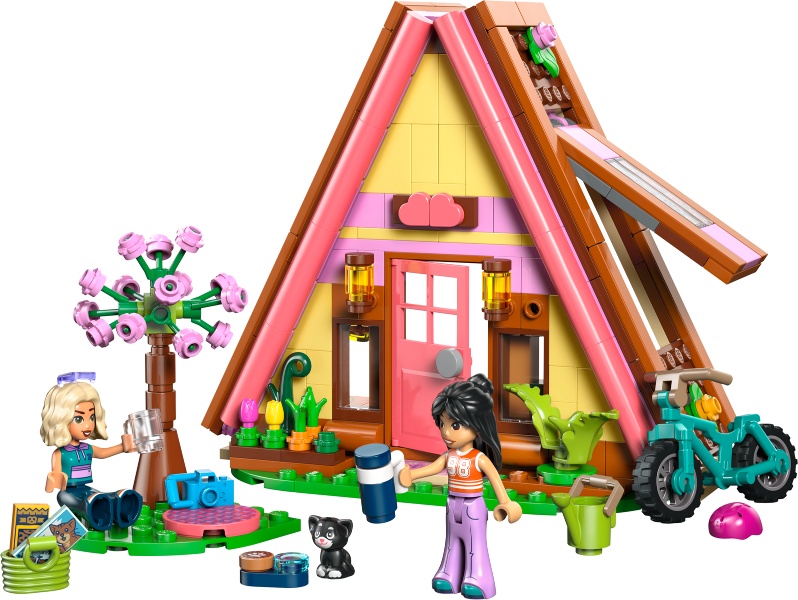 lego friends cabina glamping nella natura