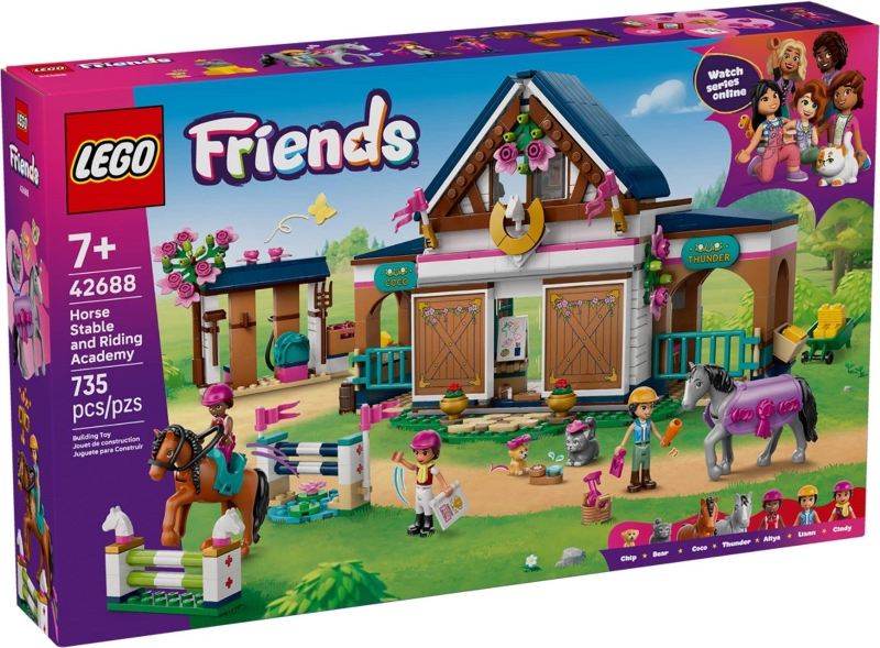 lego friends scuderia e accademia di equitazione