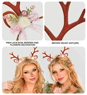 cerchietto modellabile da renna natalizia (copia)