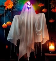 scenografia fantasma con occhi led lampeggianti (copia)