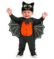 costume da pipistrello per neonati e bambini piccoli con ali e cappellino coordinato,vestito halloween neonato da pipistrello con tutina nera e dettagli arancioni,tutina intera da pipistrello per neonato con ali integrate e papillon,acquisto costume pipistrello neonato online per halloween e carnevale,travestimento baby pipistrello morbido e confortevole con cappello divertente,vestito pipistrello economico per neonato per feste in maschera e servizi fotografici,costume halloween prima infanzia pipistrello nero e arancione con orecchie,tutina baby da pipistrello con ali in tessuto per festeggiare il primo halloween,accessori costume pipistrello neonato con cappello ricamato e dentini