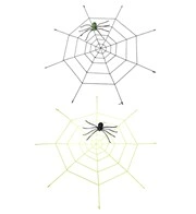 ragno peloso nero e arancione modellabile 80 cm (copia)
