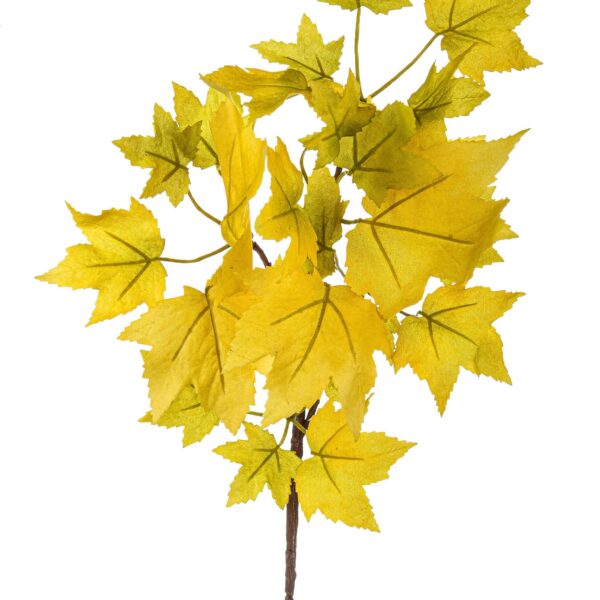 ramo di faggio artificiale autunnale con foglie marroni e ramate (copia)