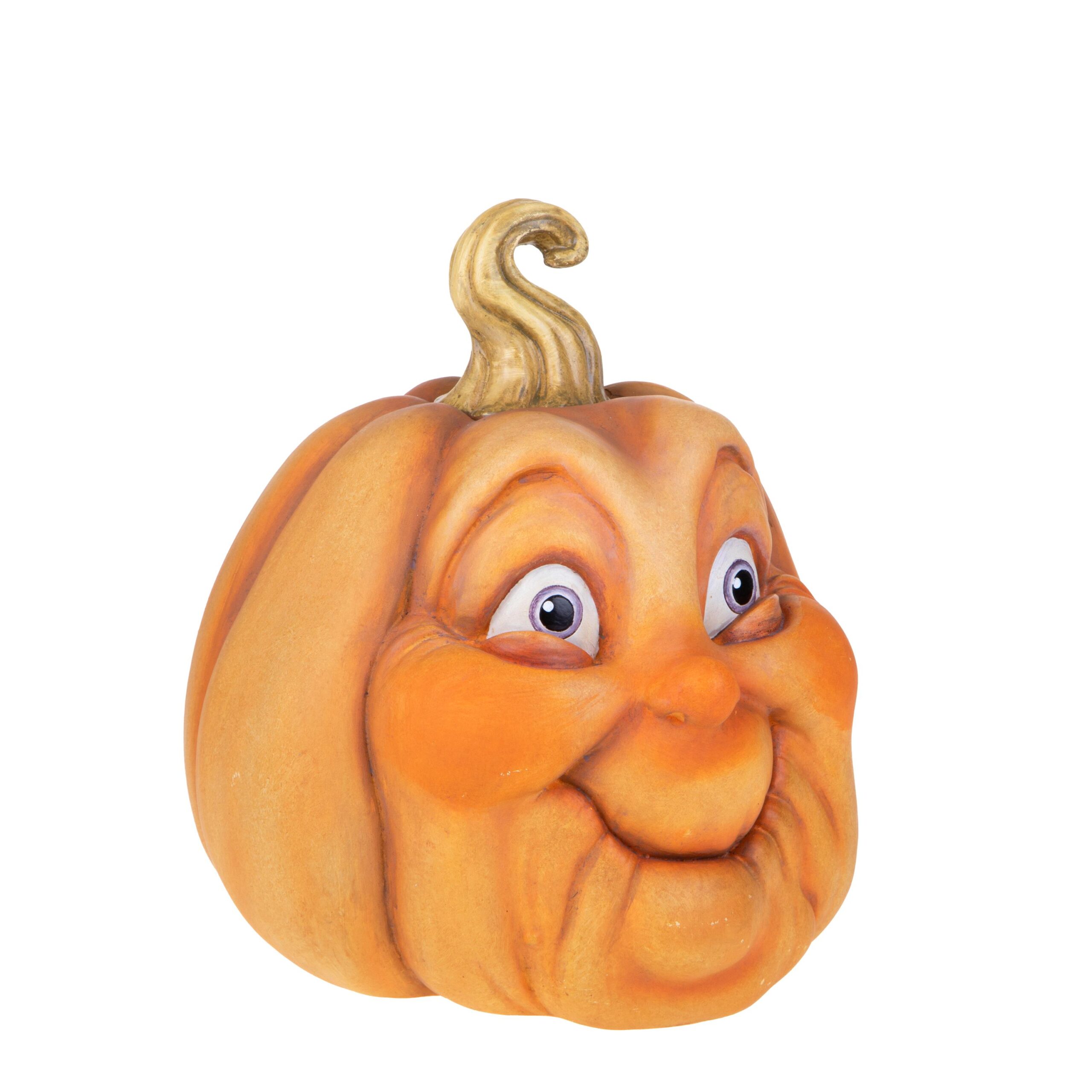 zucca decorativa con faccia buffa in resina (copia)