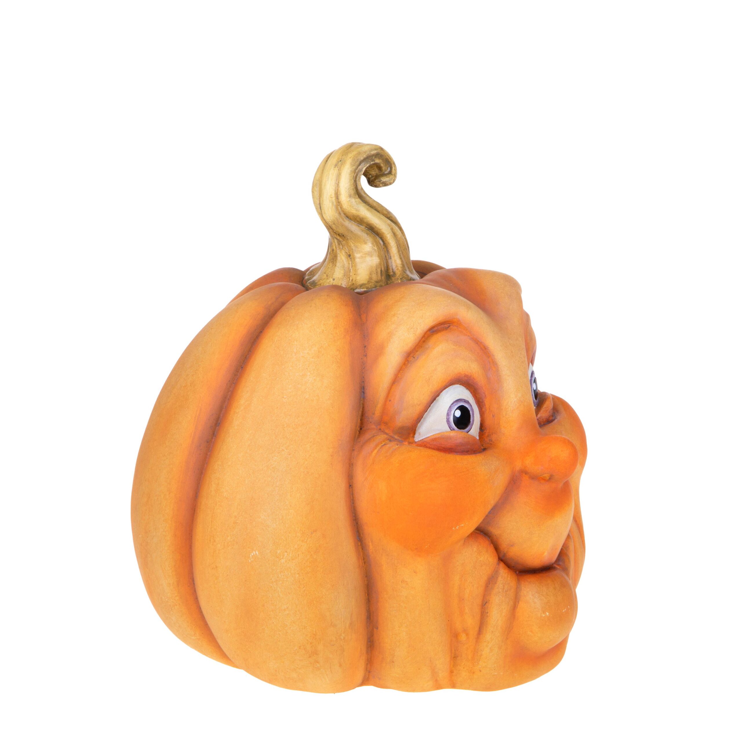 zucca decorativa con faccia buffa in resina (copia)