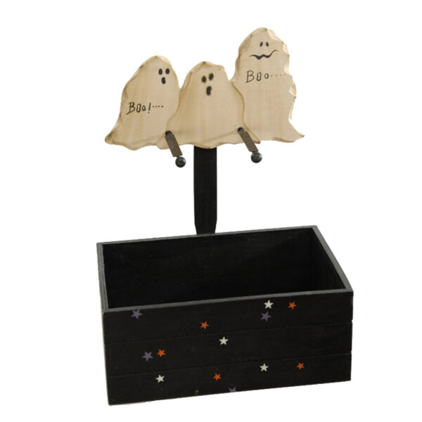 scritta boo! halloween decorativa in legno nero (copia)