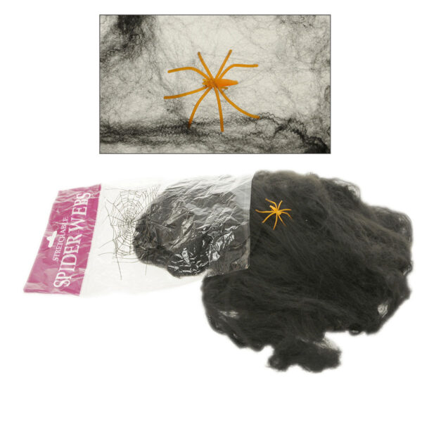 set 6 ragnatele halloween decorative bianche 30x20 cm (copia)