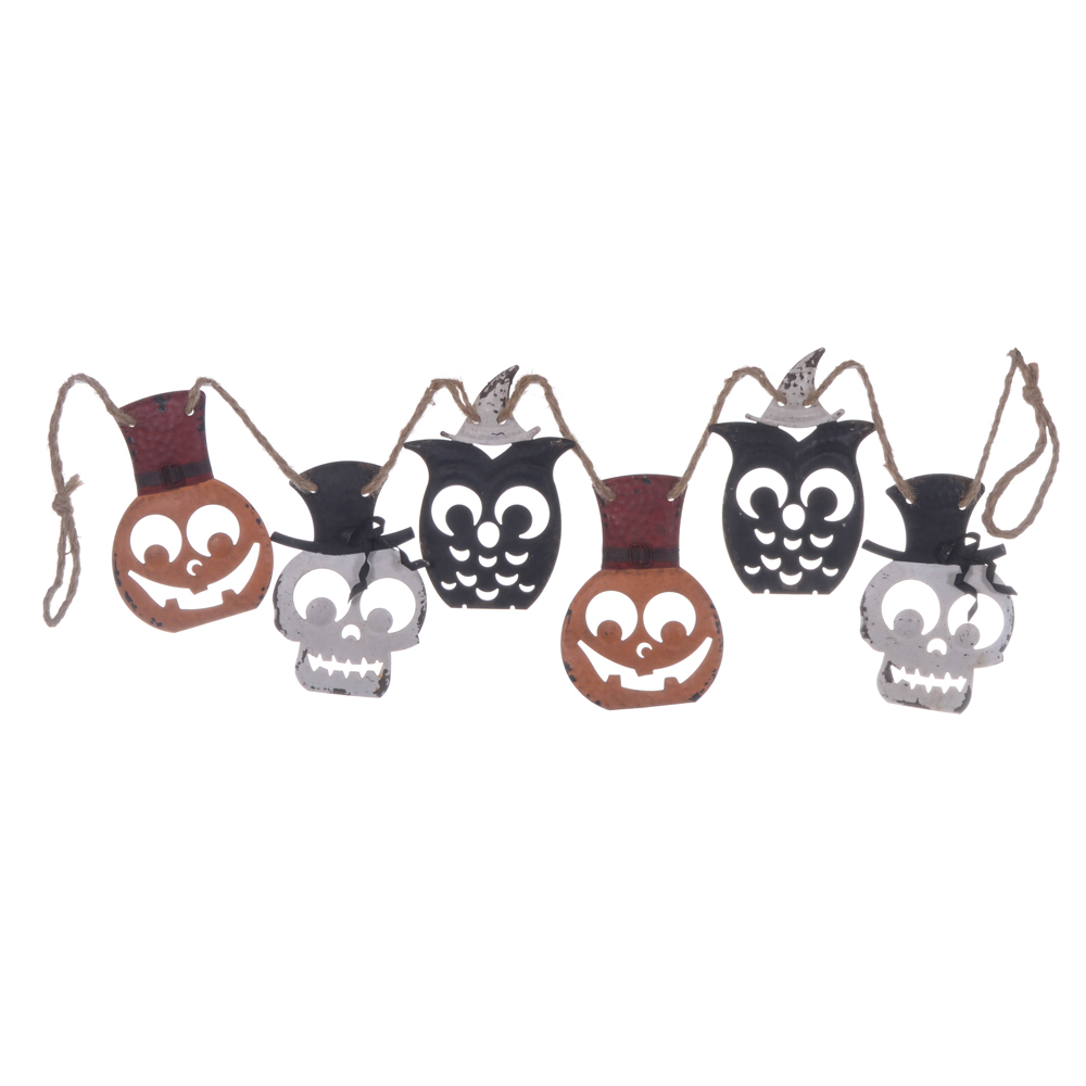 fantasma halloween bianco da appendere in tessuto (copia)