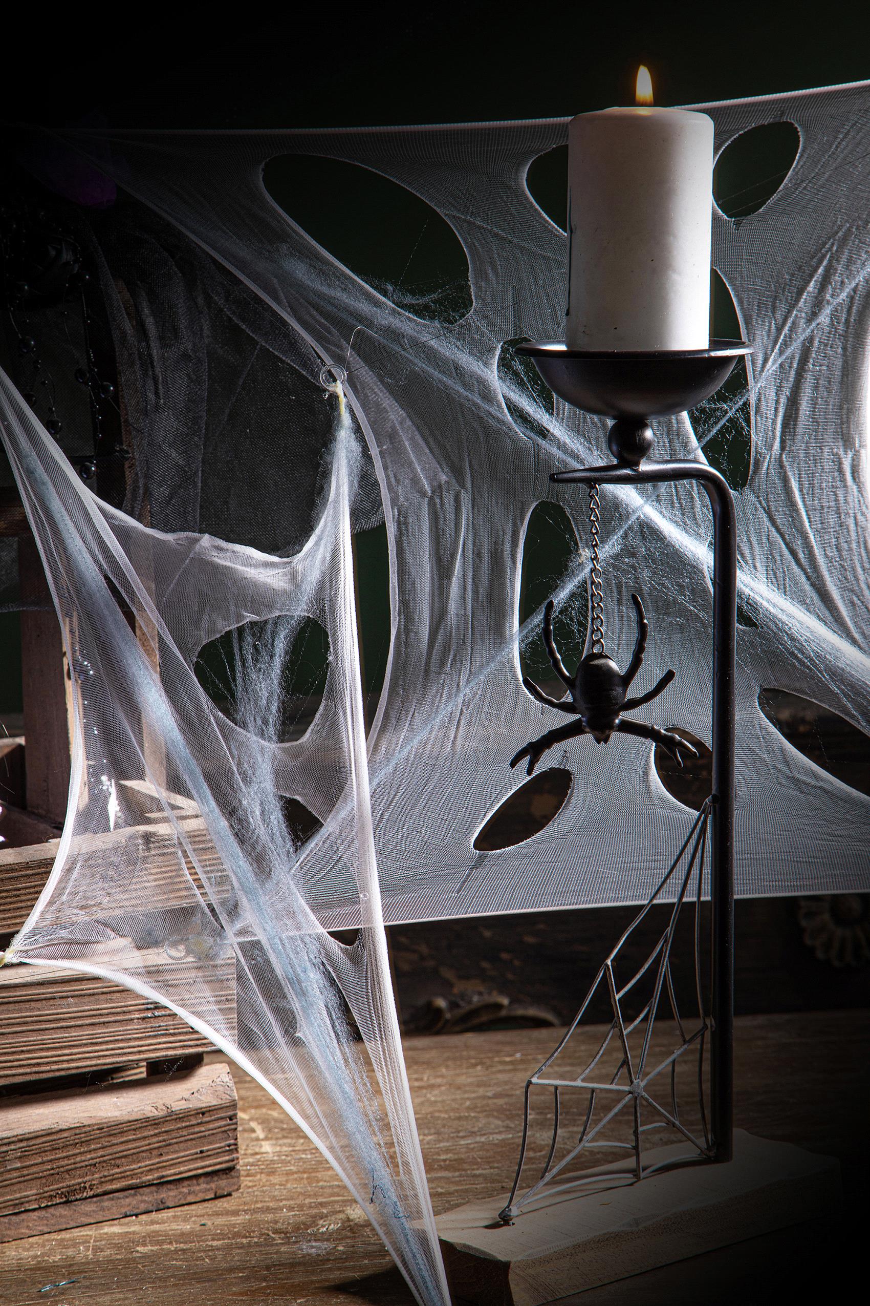 ragnatela gigante halloween decorativa da 3 metri β bianca o nera (copia)