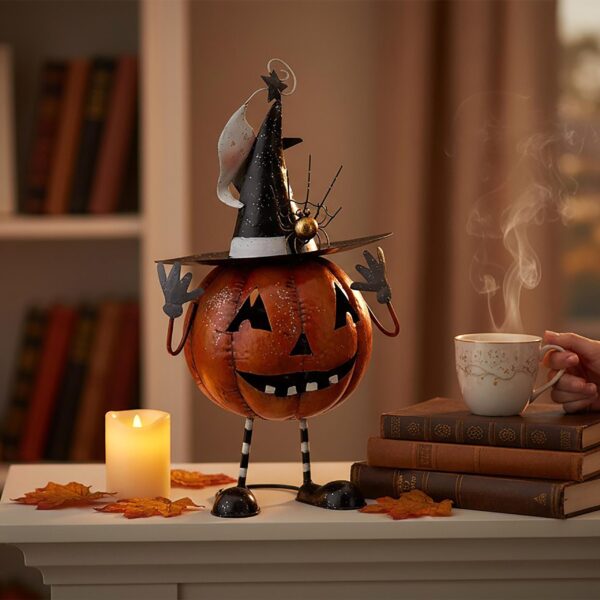 maschera zucca halloween decorativa in plastica (copia)