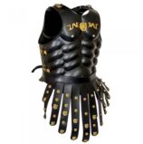 corazza muscolare greca in cuoio con decorazioni in ottone (copia)