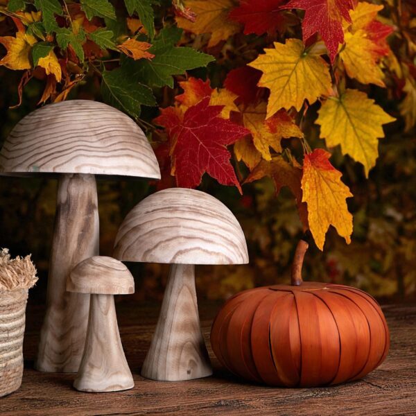 zucca decorativa autunnale arancione in tessuto lavorato a maglia con spago (copia)