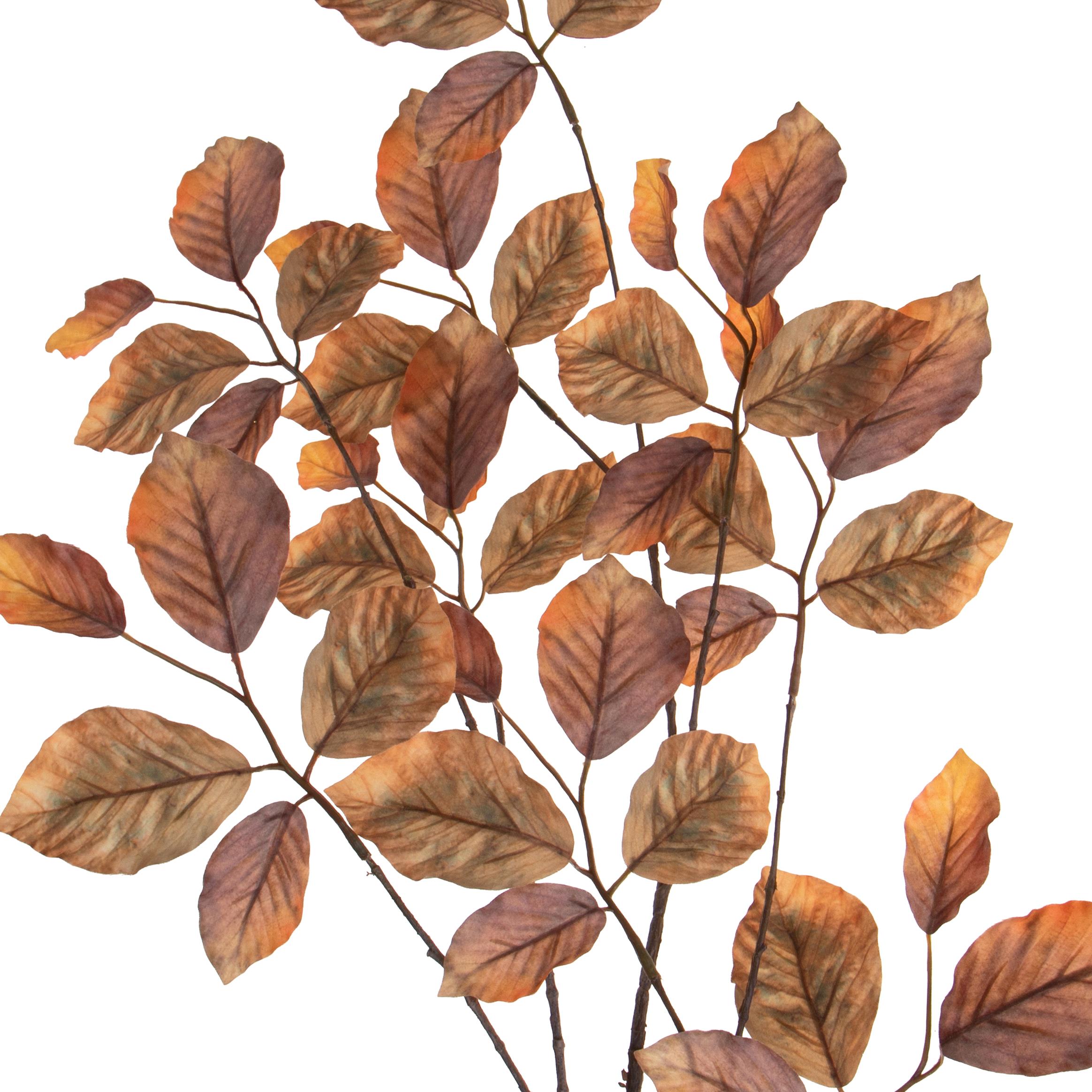 ramo di salal artificiale bordeaux con foglie decorative autunnali (copia)