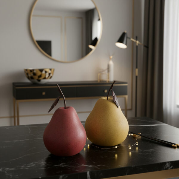 fungo decorativo luminoso in vetro con 12 luci led