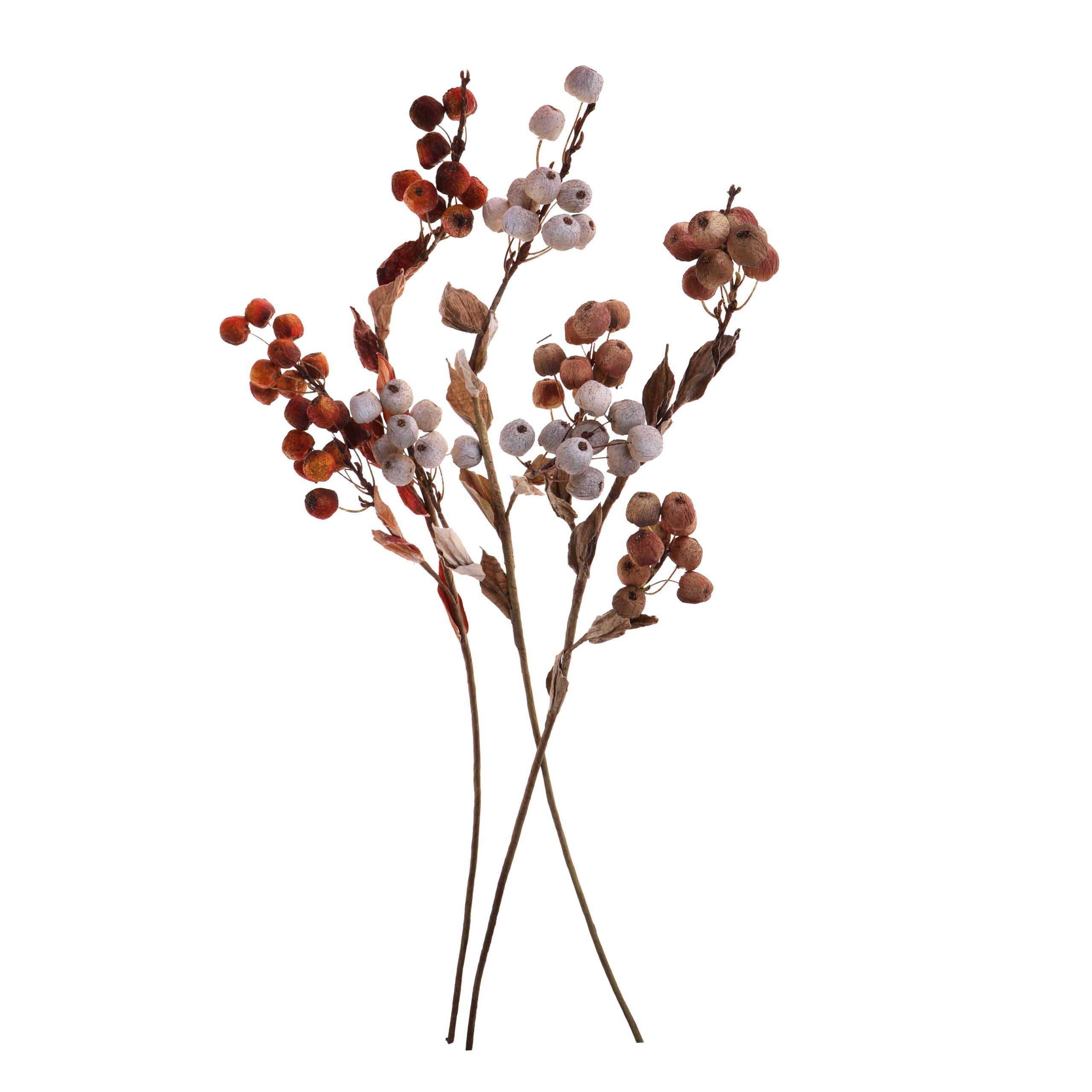 ramo decorativo autunnale con bacche e foglie artificiali – 84 cm (copia)