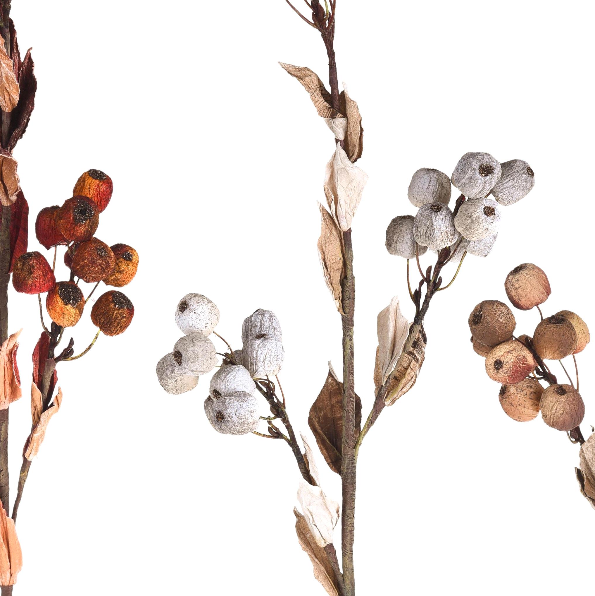 ramo decorativo autunnale con bacche e foglie artificiali – 84 cm (copia)