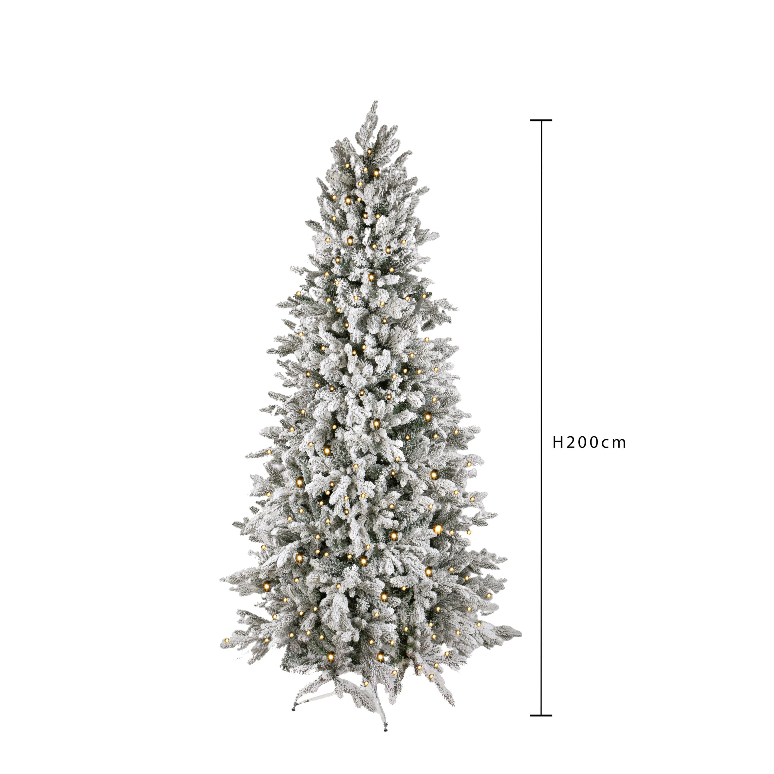 albero di natale cervino large innevato 200 cm con 450 led – 1200 punte (copia)