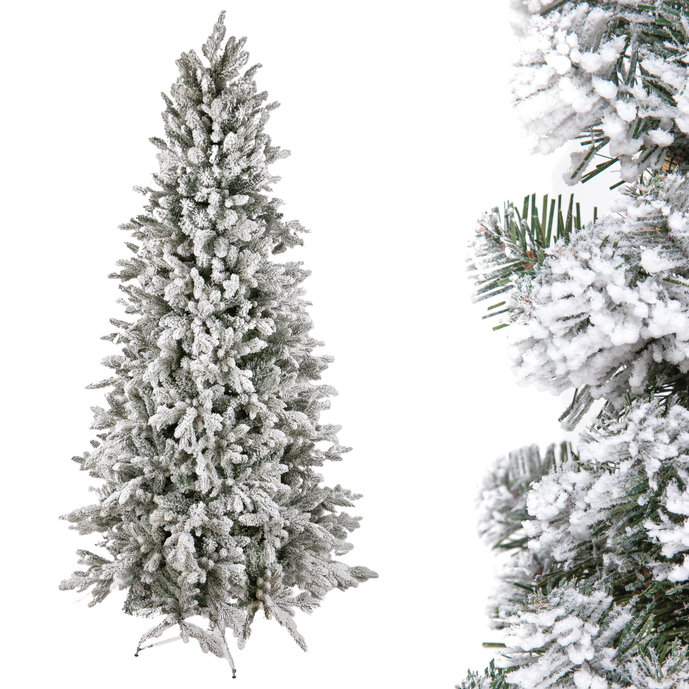 albero di natale slim innevato 225 cm – 1227 rami (copia)