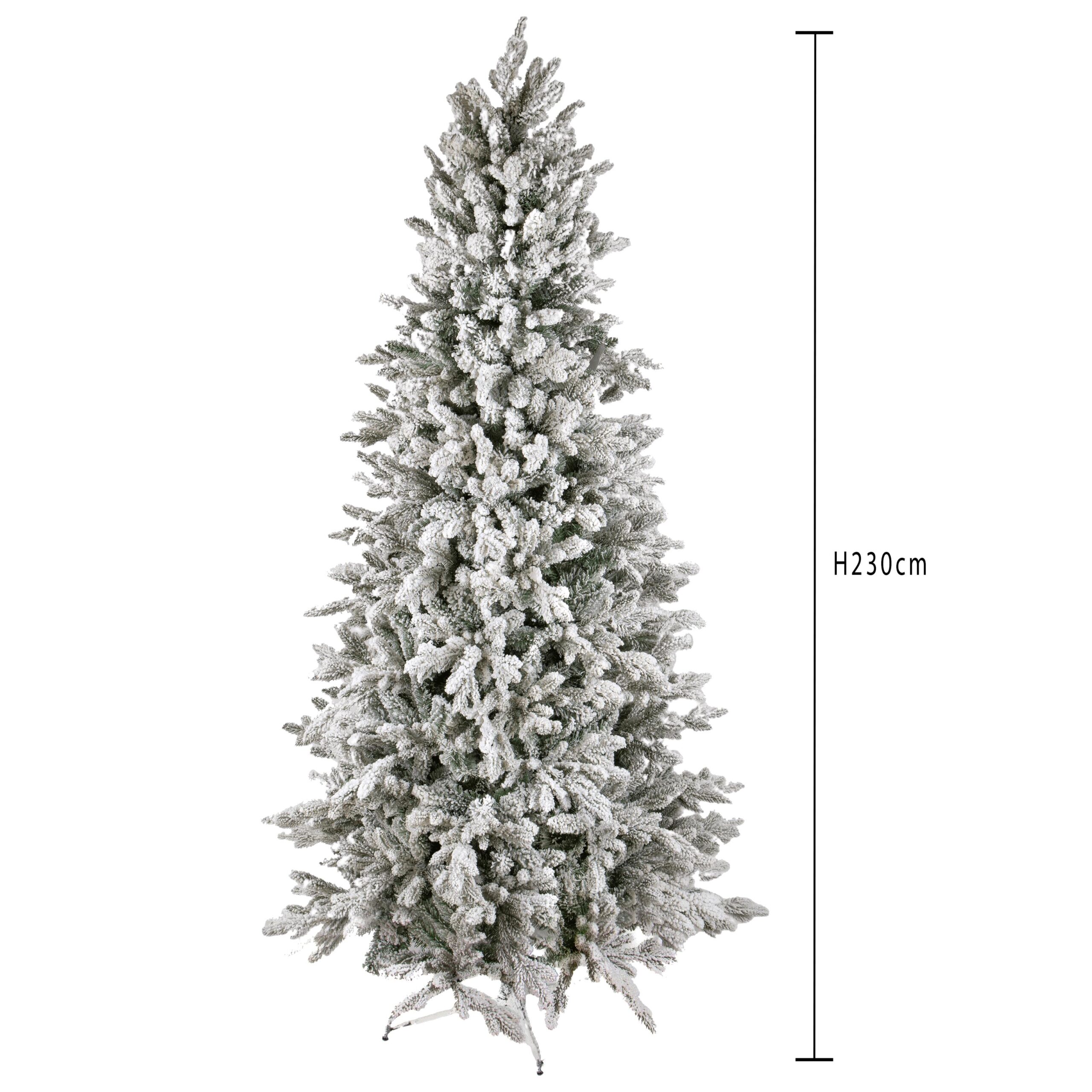albero di natale slim innevato 225 cm – 1227 rami (copia)