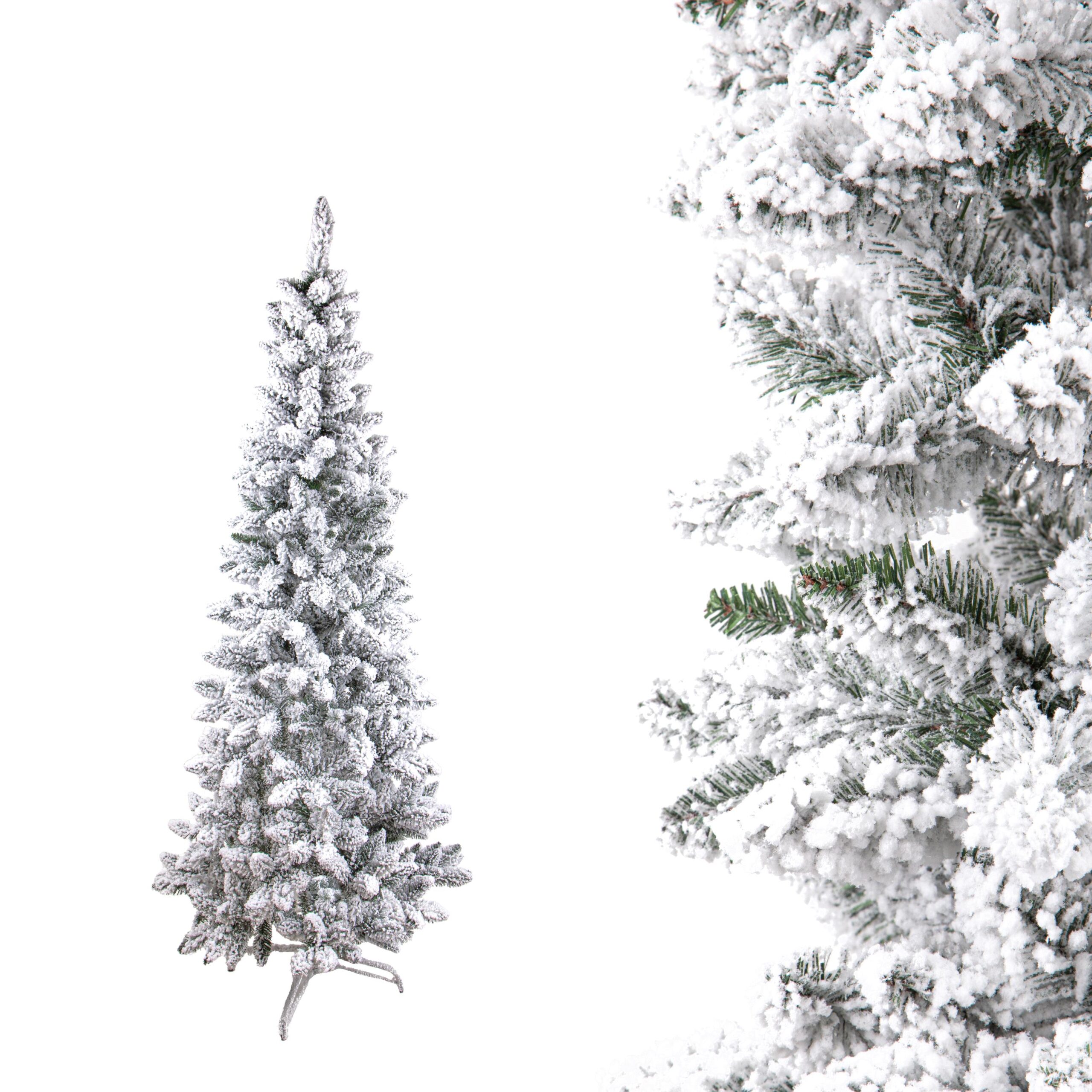 albero di natale slim innevato 150 cm noble – 303 rami (copia)