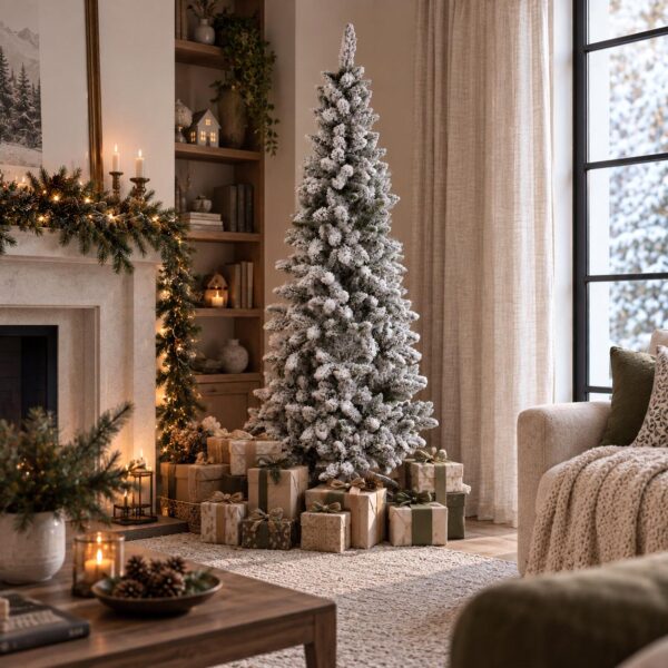 albero di natale cervino large innevato 200 cm – 1200 rami pvc e pe (copia)