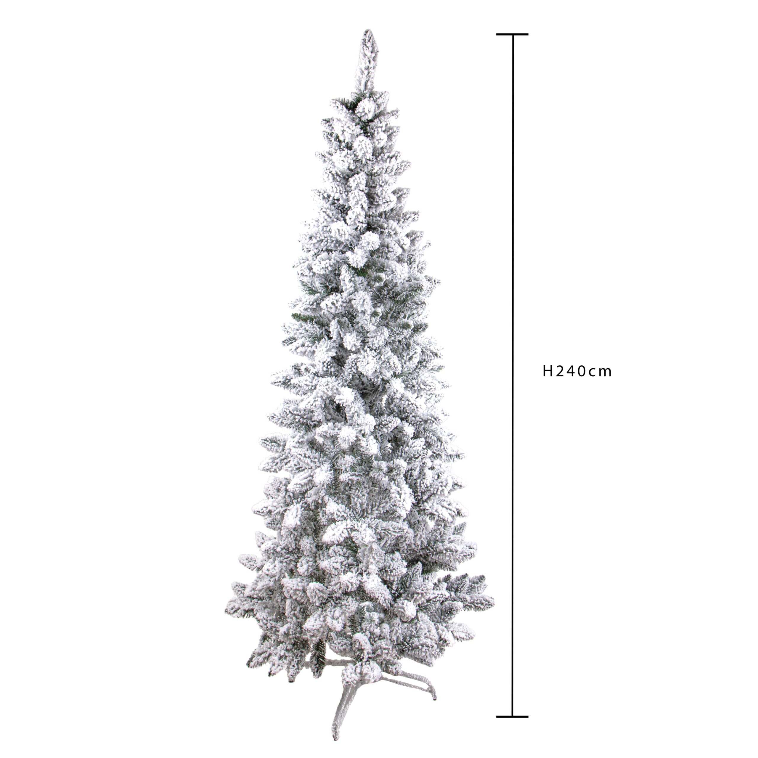 albero di natale cervino large innevato 230 cm – 1600 rami pvc e pe (copia)