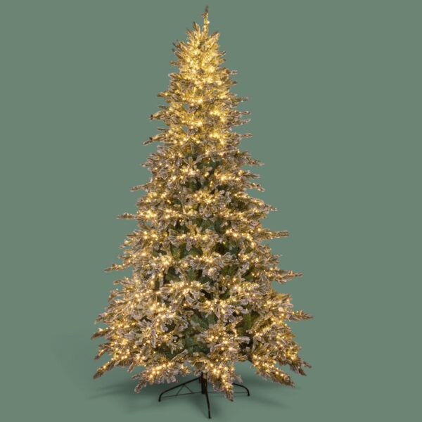 albero di natale cervino large innevato 230 cm con 600 led – 1600 rami (copia)