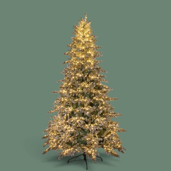 albero di natale nobilis innevato 260 cm con 650 led – 2783 rami (copia)