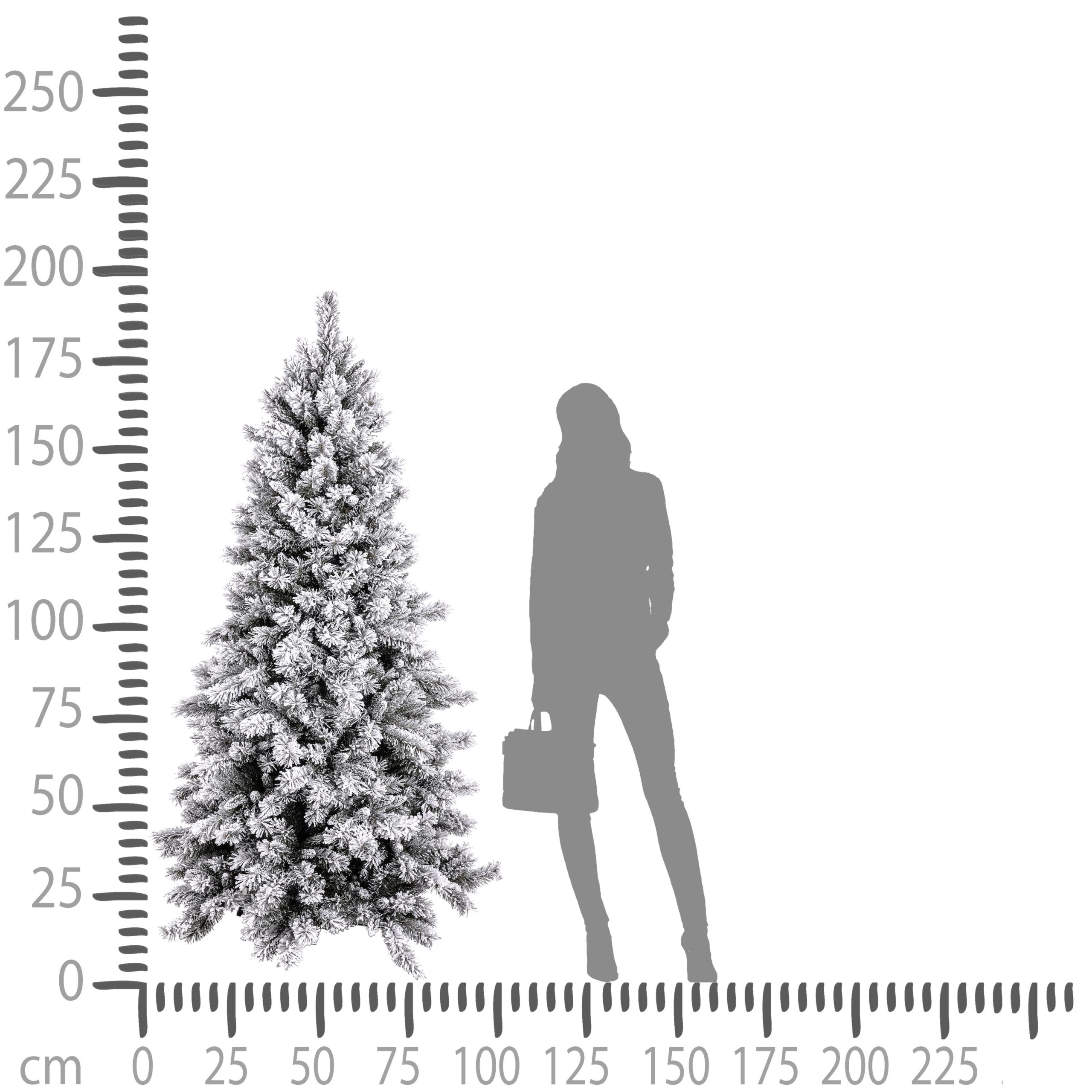 albero di natale normandiana innevato 198 cm – 1443 rami effetto neve (copia)