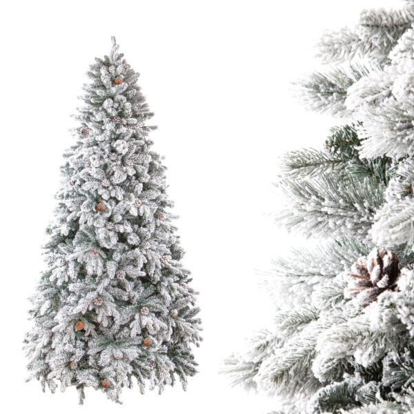 albero di natale douglas slim innevato 150 cm – 321 rami (copia)