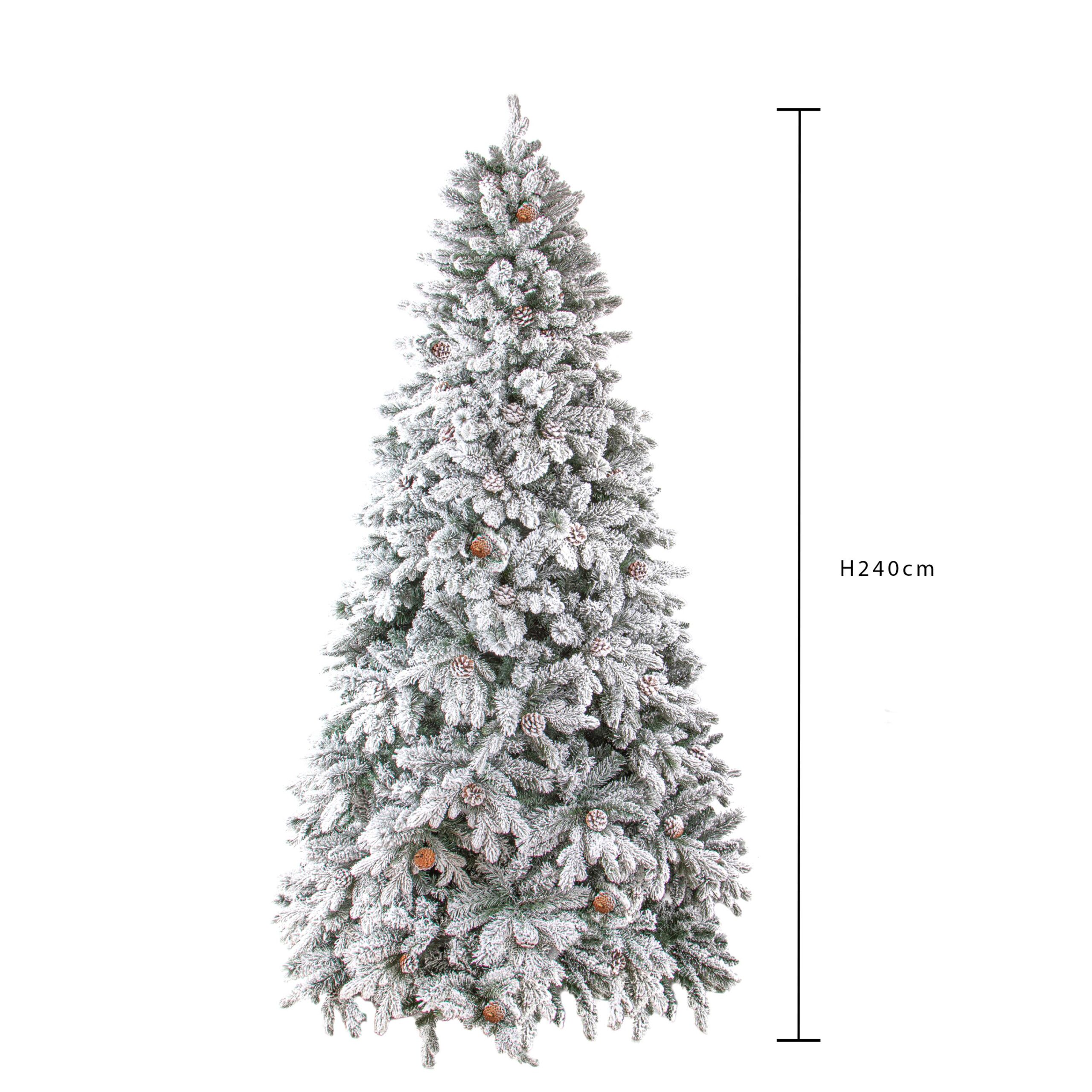 albero di natale douglas slim innevato 245 cm – 941 rami (copia)