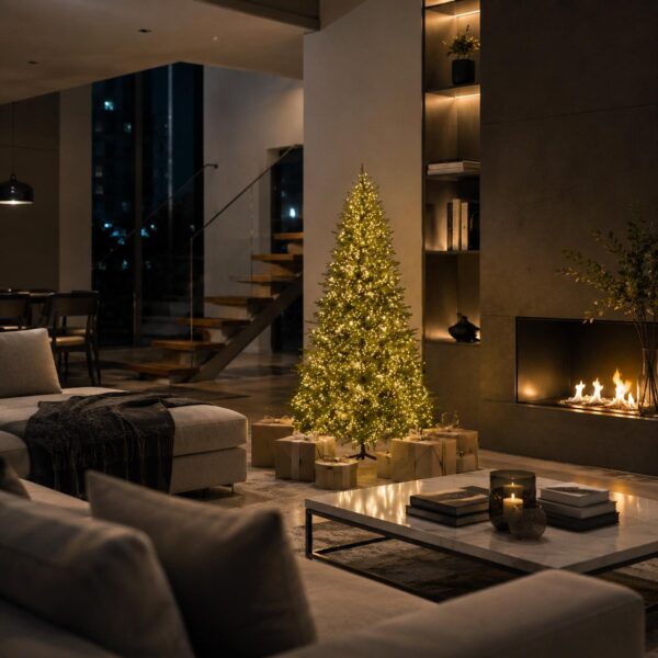 albero di natale alpino 215 cm con 600 led dual color – 1210 rami (copia)