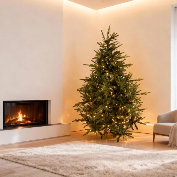 albero di natale artificiale 180 cm con pigne e 150 led luce calda – 466 rami (copia)